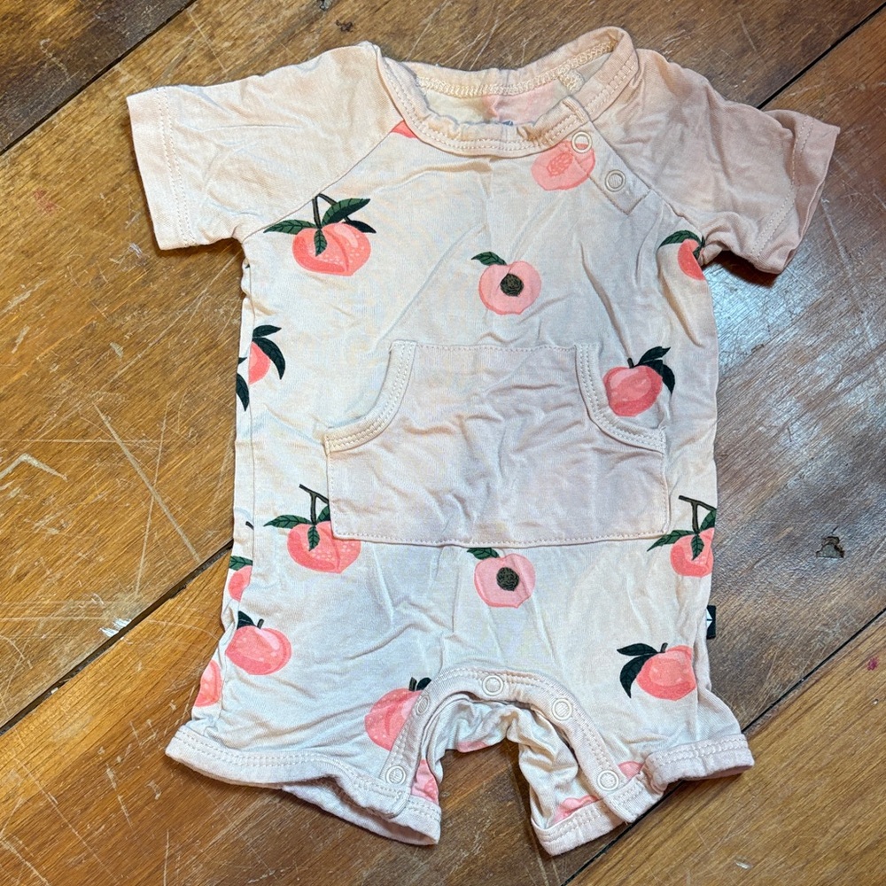 Kyte BABY Peach shortall 0-3m
